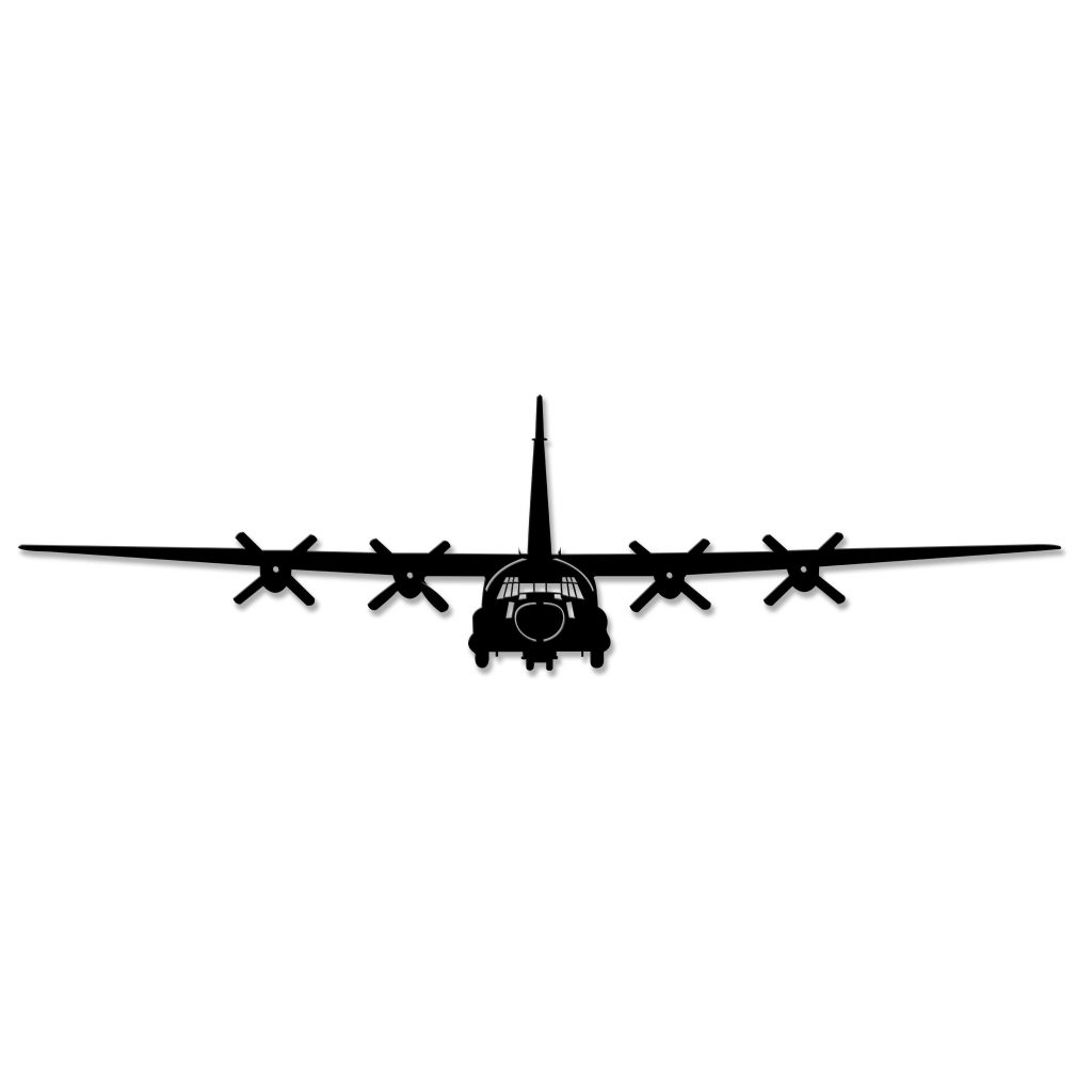 C-130 Silhouette Sign - Malavolti Aviation.